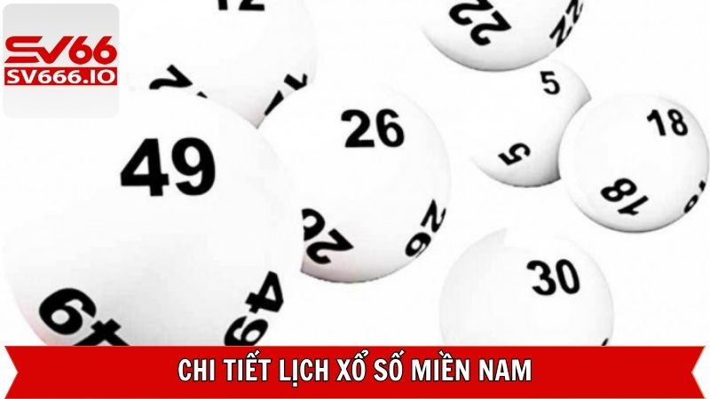 Lịch xổ số miền Nam ở từng đài mới nhất
