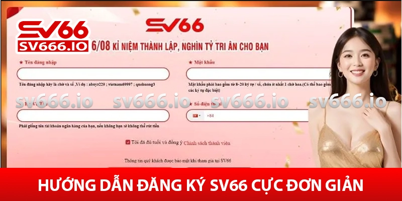 Hướng dẫn đăng ký SV66 nhanh cho người mới